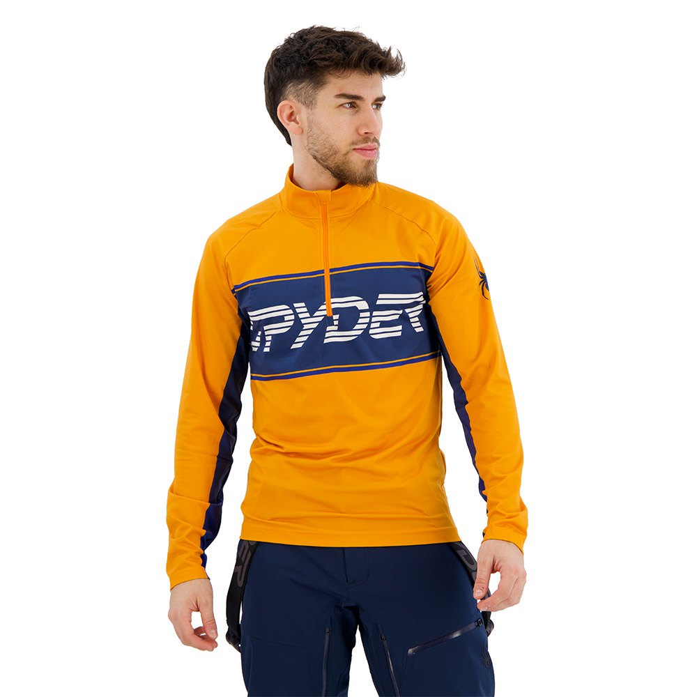 Spyder Paramount Half Zip Sweatshirt Orange L Mann von Spyder