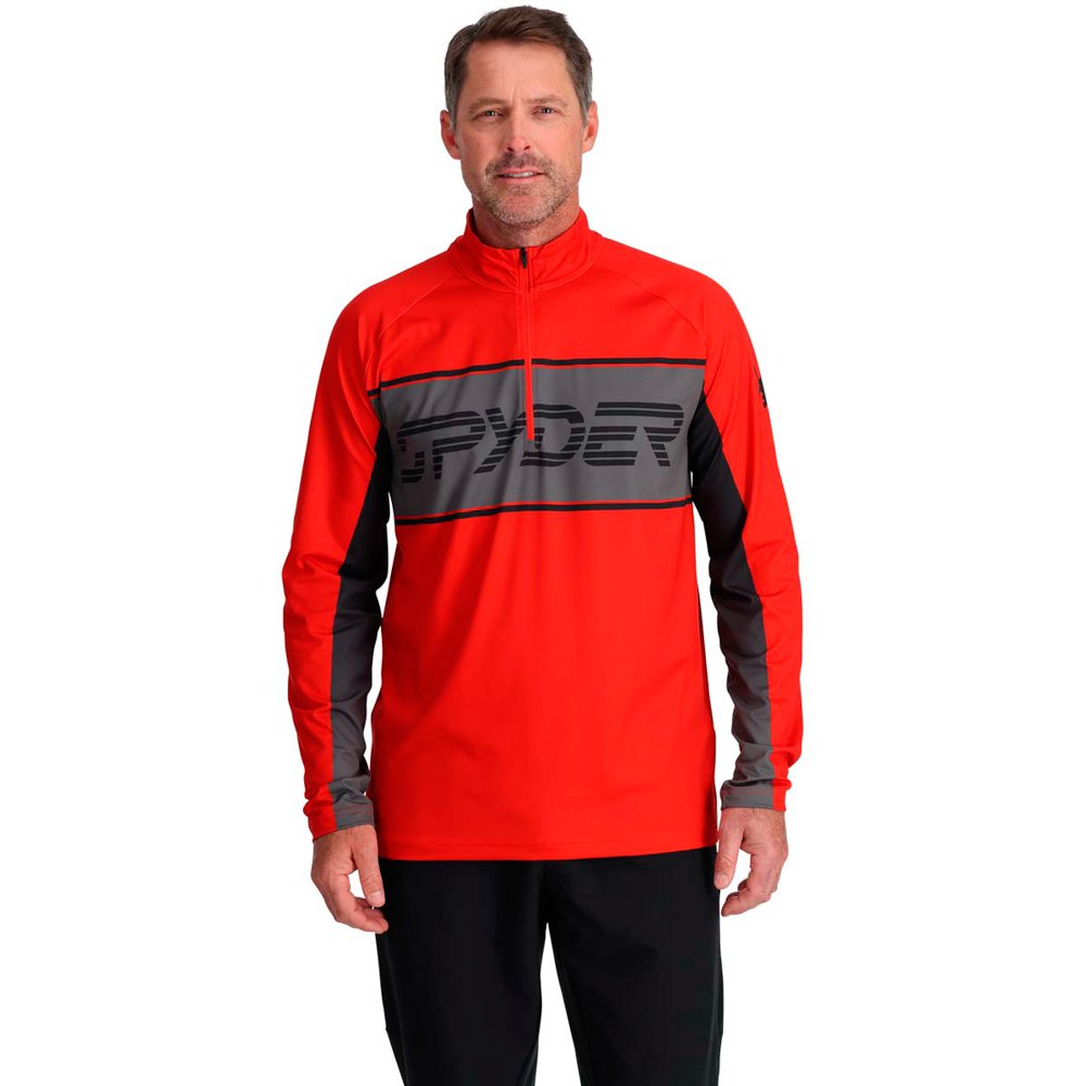 Spyder Paramount Half Zip Sweatshirt Rot S Mann von Spyder