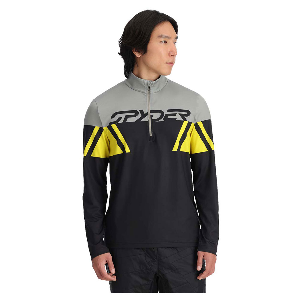 Spyder Podium Half Zip Sweatshirt Schwarz M Mann von Spyder