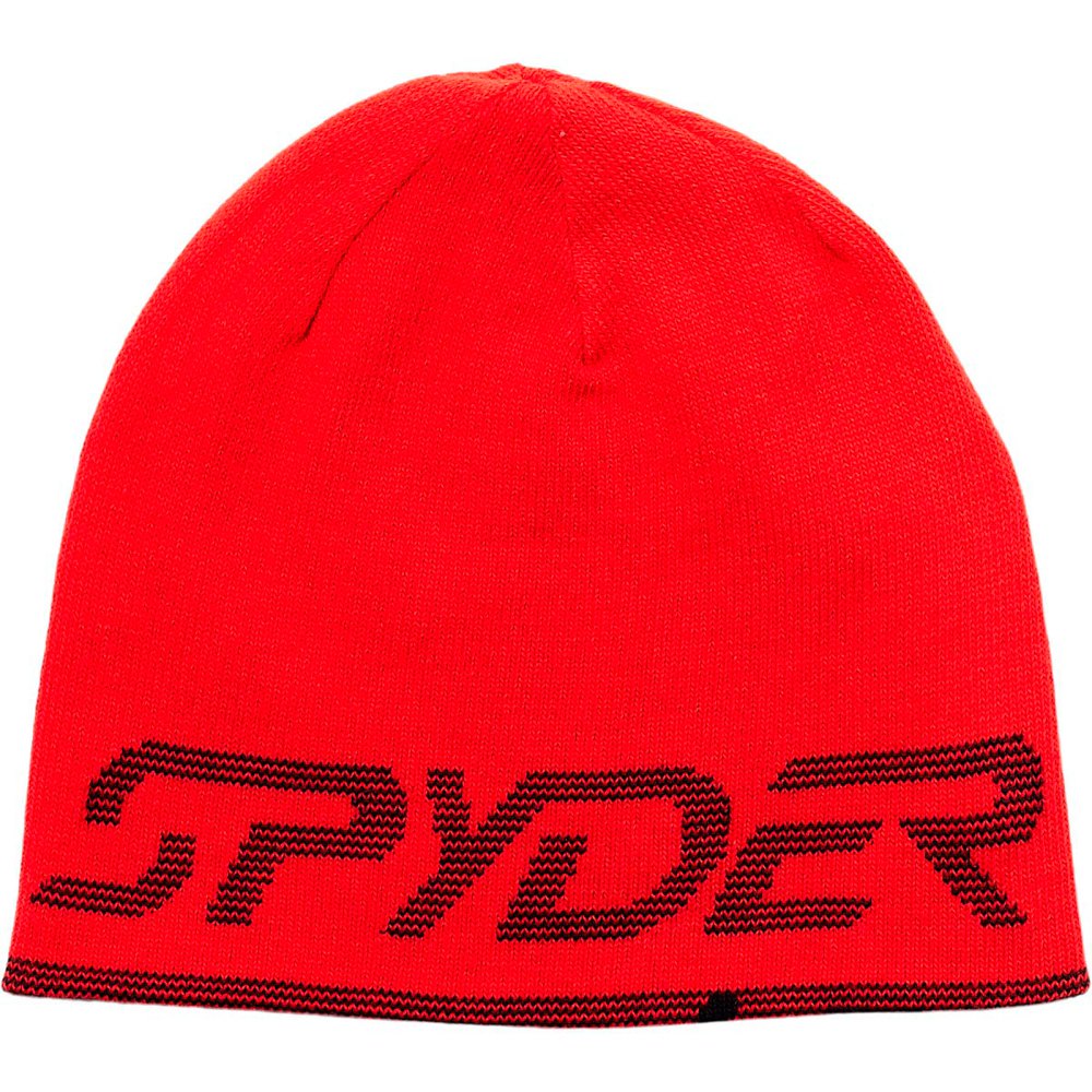 Spyder Reversible Bug Beanie Rot,Orange XS-S Junge von Spyder