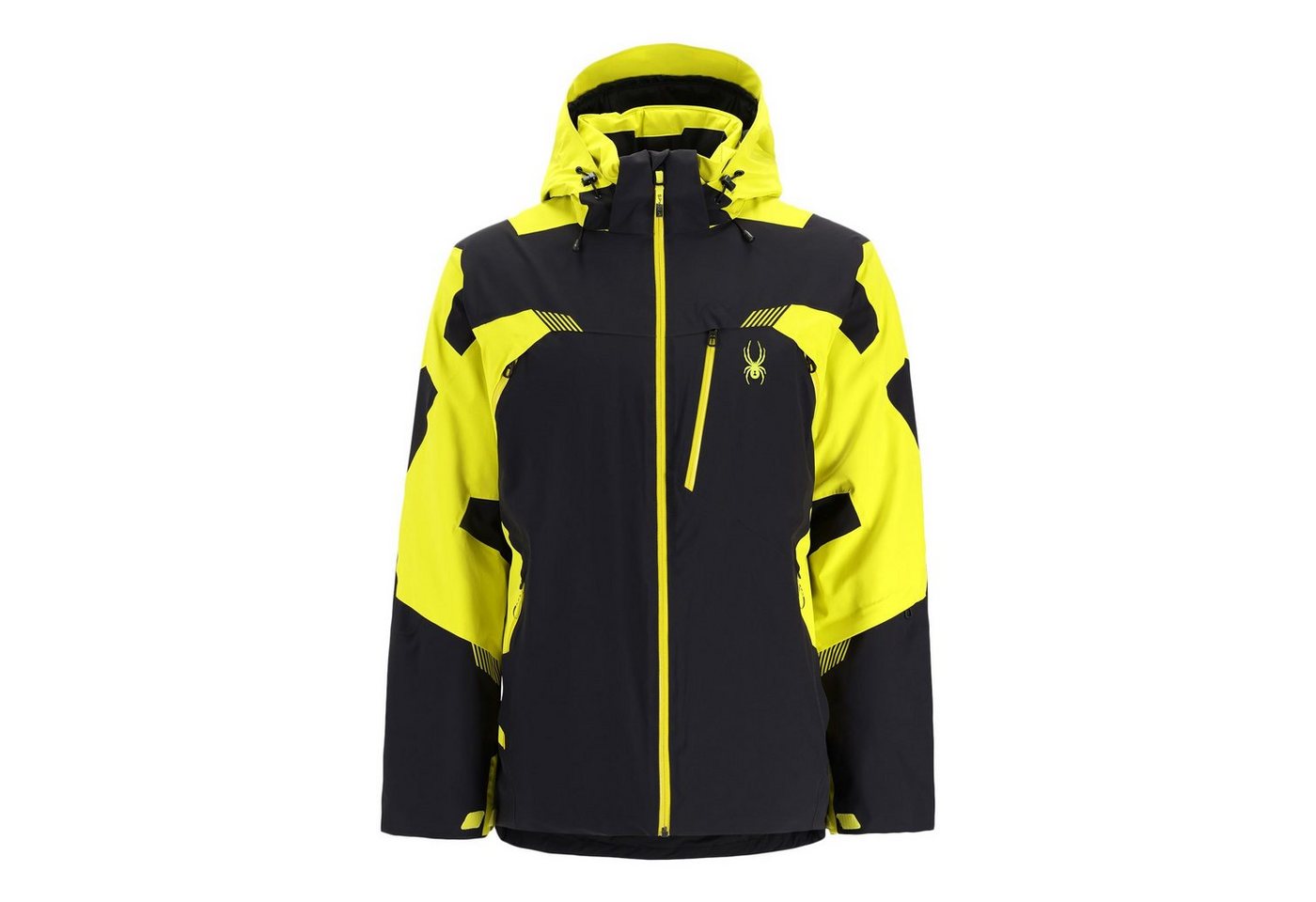 Spyder Skijacke Leader Jacket mit verstell- und abnehmbarem Schneefang von Spyder