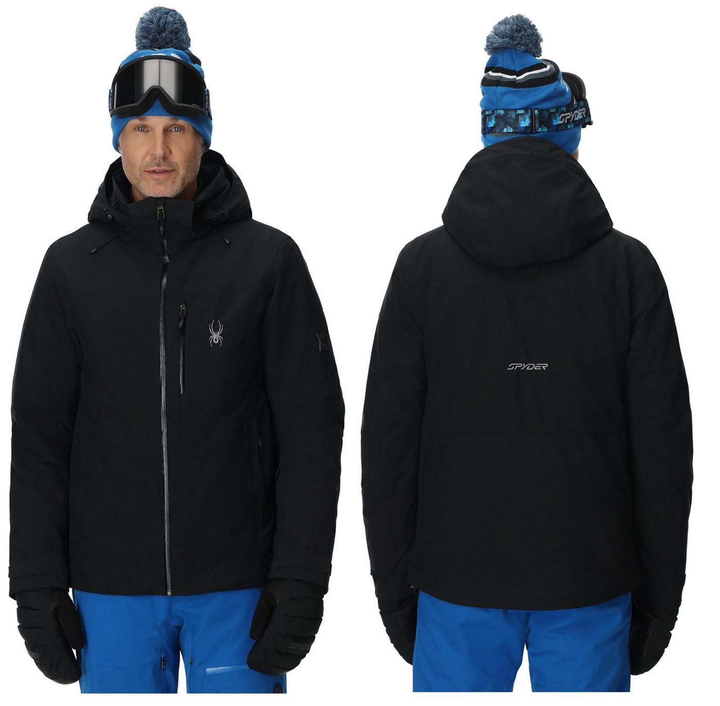 Spyder Skijacke Spyder Copper Jacket Herren Skijacke Winterjacke Jacke 38SA073517 BLK von Spyder