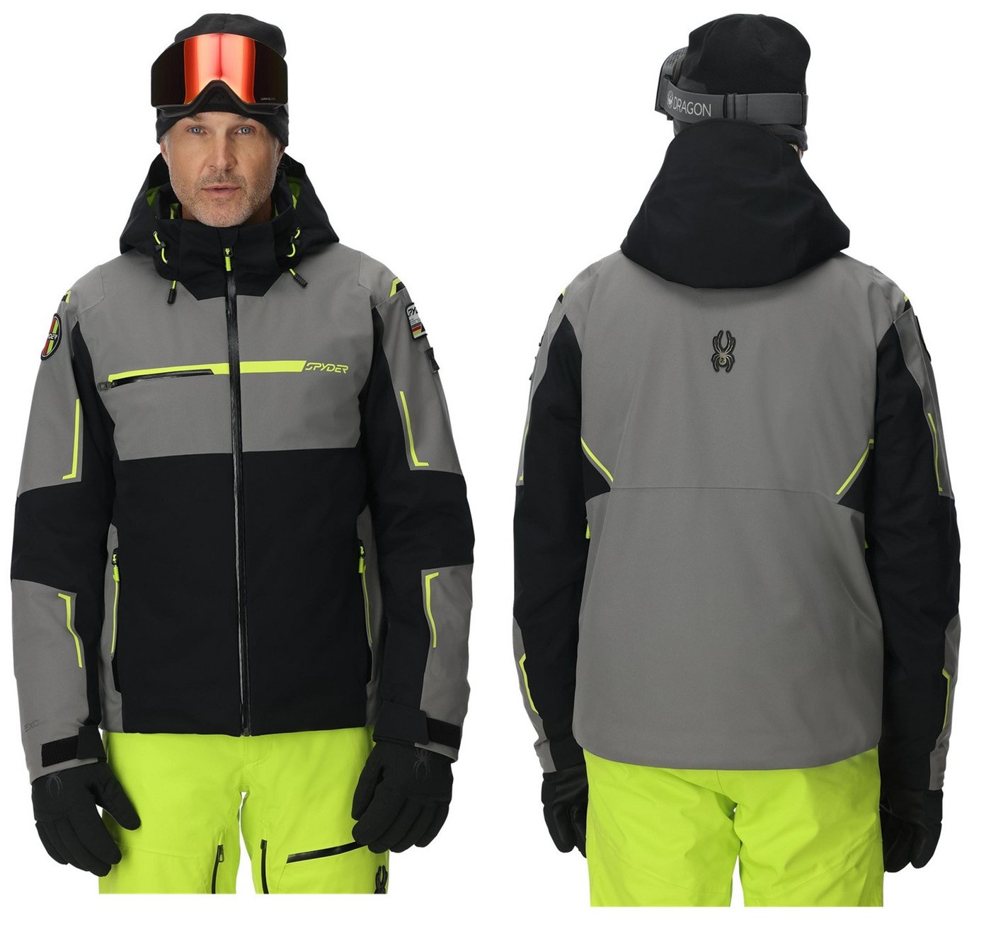 Spyder Skijacke Spyder Titan Jacket Herren Skijacke Winterjacke 38SA075404 BLK3 von Spyder