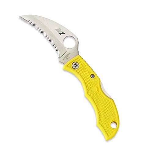 Spyderco, Klappmesser, Klingenlänge: 4.76 cm, Ladybug 3 Lockback Salt Serr von Spyderco