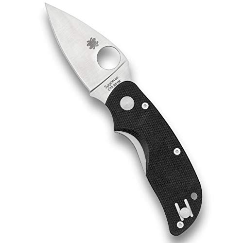 Spyderco, Taschenmesser, Cat Linerlock, Klinge: 6.4 cm, G10, schwarz, Klappmesser, Taschenclip von Spyderco