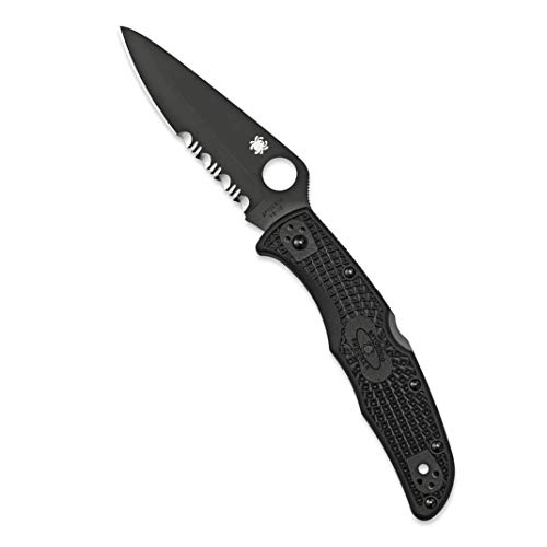 Spyderco Endura 4, Black FRN Handle, Black Blade, ComboEdge von Spyderco