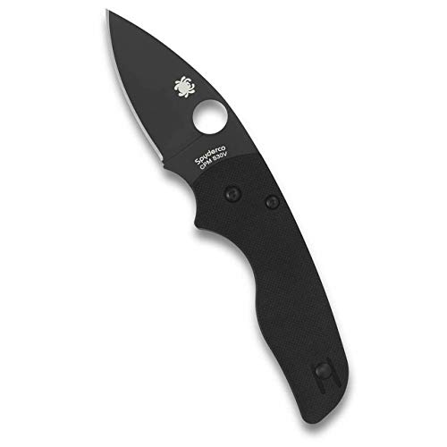 Spiderco C230GPBBK Messer für Erwachsene, Unisex, Schwarz, 9 cm von Spyderco