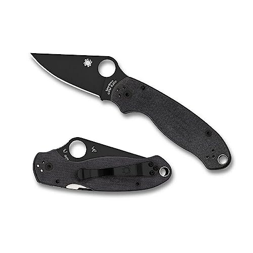 Spiderco para 3 Klappmesser Unisex Erwachsene, Schwarz von Spyderco