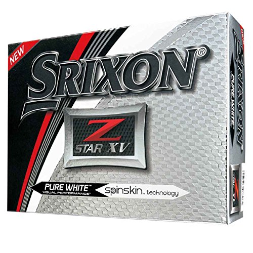 12 Srixon z-star XV 2017 Golf Balls (One Dozen), Pure White, von Srixon