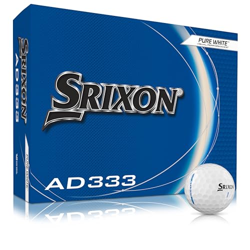Srixon AD333 11 - Hochleistungs-Golfbälle für Distanz und Geschwindigkeit - Geringe Kompression - Für Konsistenz und Kontrolle - Ausrichtungslinie - Premium-Golfzubehör und Golfgeschenke von Srixon
