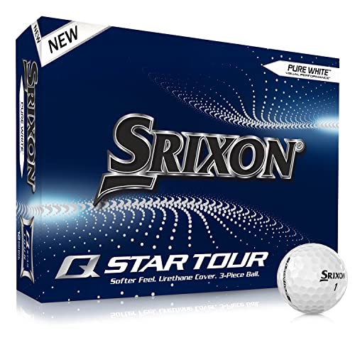 Srixon Unisex-Erwachsene Q-Star Tour 4 Golfball, Weiß, Dozen von Srixon
