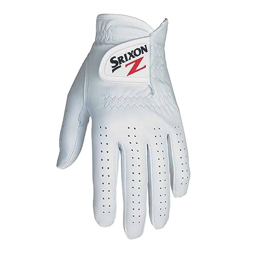 Srixon Damen Premium Cabretta Glove-Rh Golfhandschuhe, weiß, L von Srixon