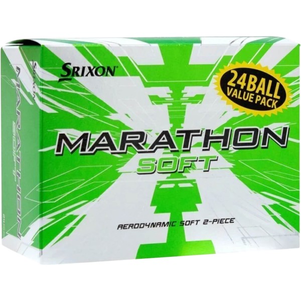 Srixon Golfbälle Marathon Soft - 24er Pack weiß von Srixon