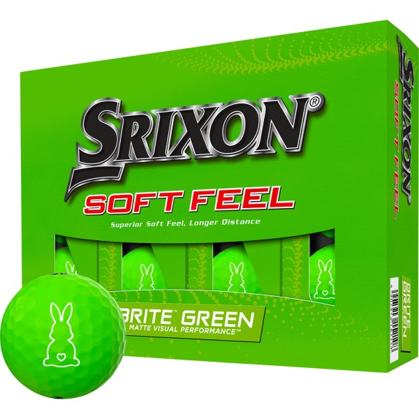 Srixon Golfball SoftFeel Brite Oster-Edition&quot - 12Pack grün von Srixon