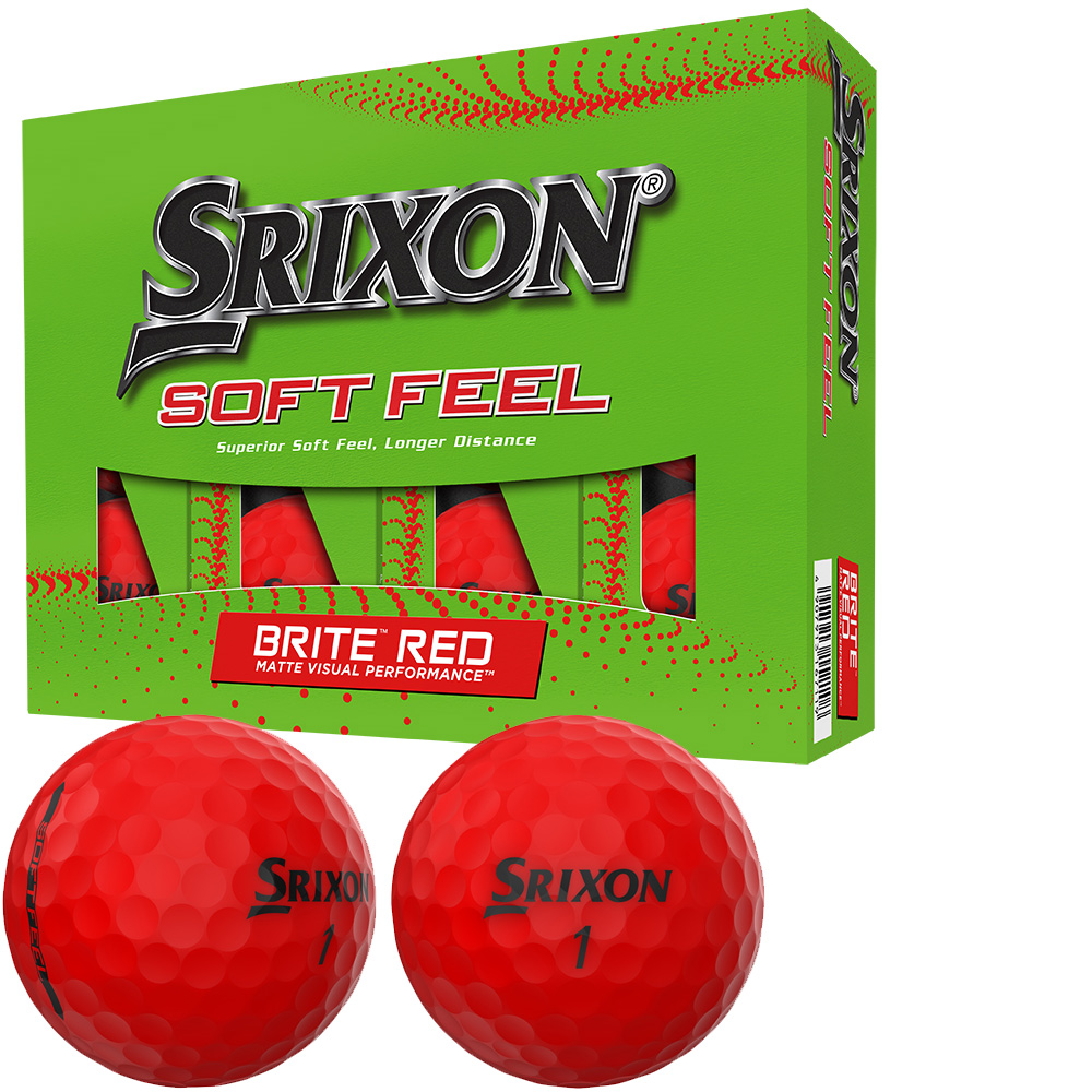 'Srixon Soft Feel Brite Golfball 12er rot' von Srixon