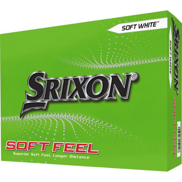 Srixon Soft Feel Herren Golfbälle - 12er Pack weiß von Srixon