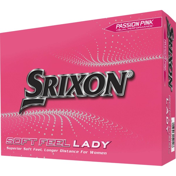 Srixon Soft Feel Lady Golfbälle - 12er Pack pink von Srixon