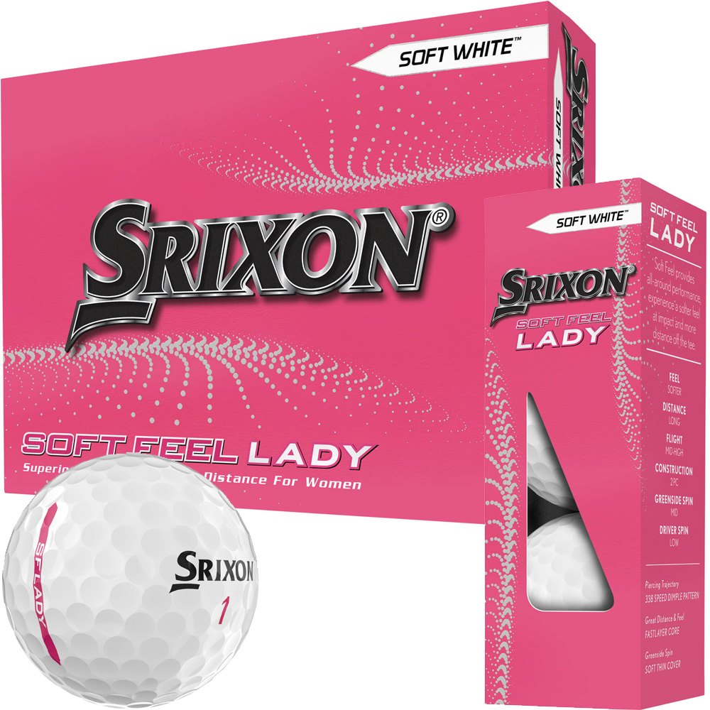 'Srixon Soft Feel Lady Golfball 12er weiss' von Srixon