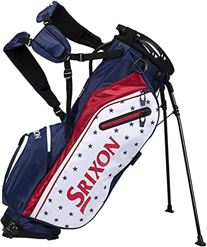 Srixon – US Open – Major Limited Edition Stand-Golftasche – 4 Schlägerteiler – 5 Reißverschlusstaschen, darunter eine mit Velours gefütterte Wertsachentasche und eine isolierte Umhängetasche – 2,5 kg von Srixon