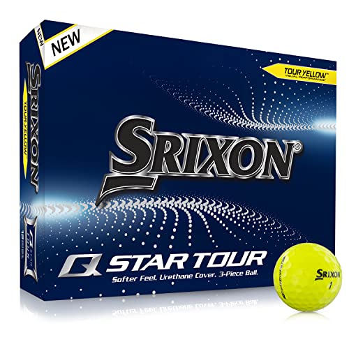 Srixon Unisex-Erwachsene Q-Star Tour 4 TYL Golfball, gelb, Dozen von Srixon