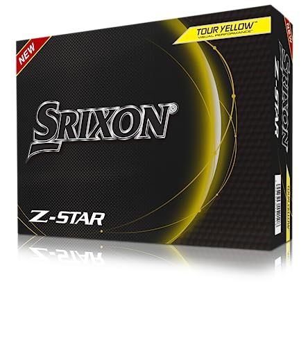 Srixon Z Star 8 - Dutzend Premium Golfbälle - Tour-Level - Leistung - 4 Schachteln à 3 Stück - PremiumGolfzubehör und Golfgeschenke von Srixon