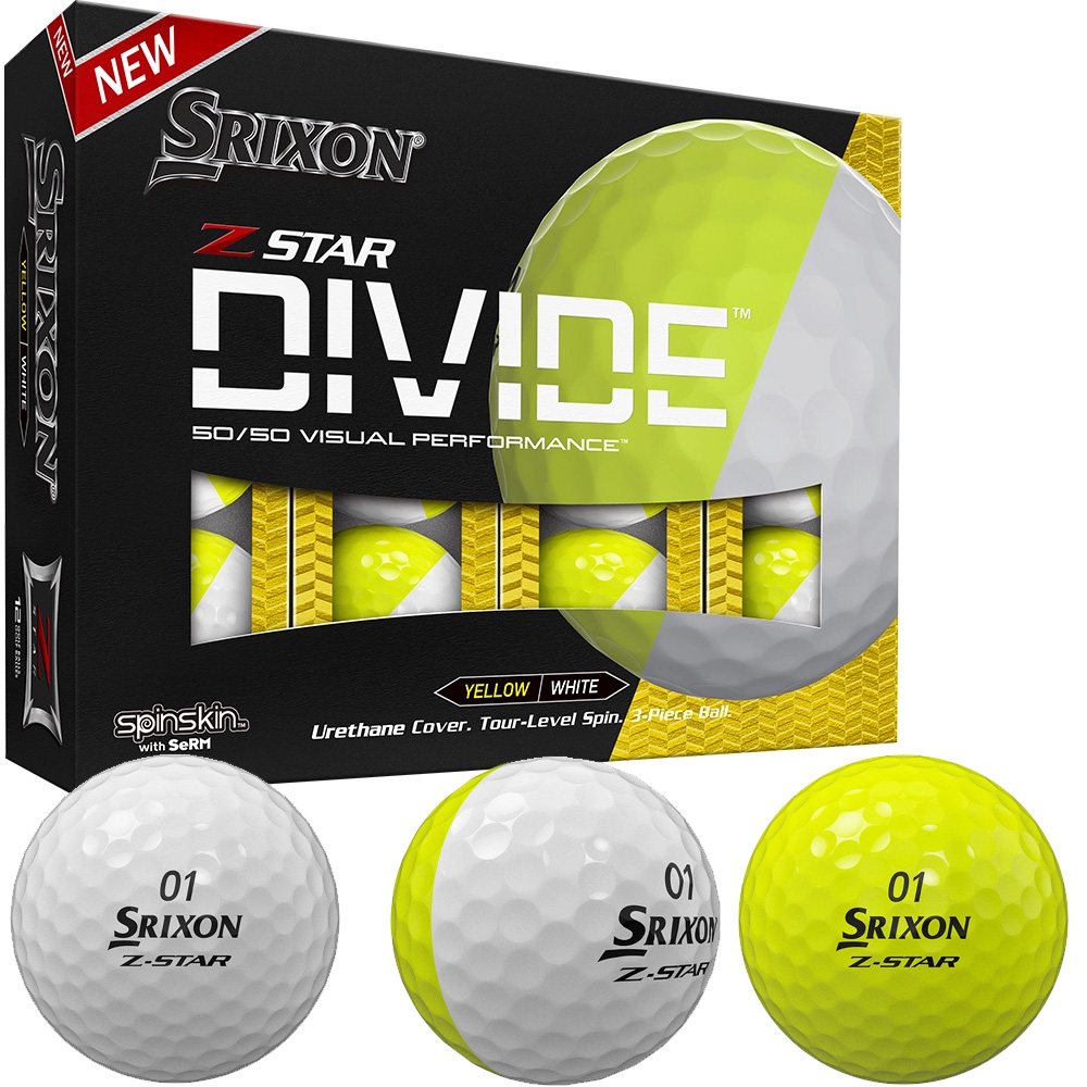 'Srixon Z Star Divide Golfball 3er weiss/gelb' von Srixon