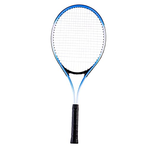 27-Zoll-Tennisschläger, Einzel-Tennisschläger, Anfänger-Wettkampf-Trainingsset mit Tragetasche für Erwachsene, Studenten, Damen und Herren (Blau) von Srliya