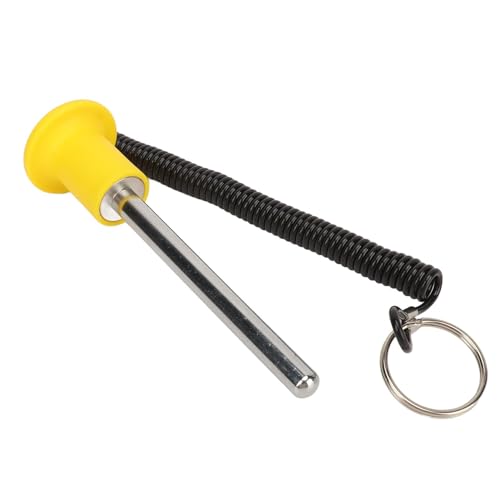 Gym Weight Stack Pin Selector Lock Pin Magnetisch mit Lanyard-Eisen Einfach zu Bedienender Arretierungs-Kupplungsstift für Krafttraining Fitness (10MM*100MM) von Srliya
