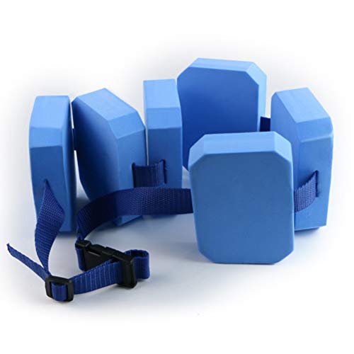 Schwimmender Bund aus Schaumstoff für Kinder und Erwachsene, Verstellbarer Schwimmgürtel für Wassersport (Blau) von Srliya