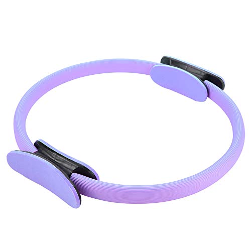Srliya 4 Farben Dual Grip Yoga Pilates Ring Widerstandskreis für Oberschenkel und Beine Fitness (Lila) von Srliya