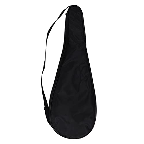 Srliya Leichte, Gepolsterte Squashschläger-Abdeckungstasche mit Verstellbarem Schultergurt Zum Einfachen Tragen des Schlägers (Schwarz) von Srliya