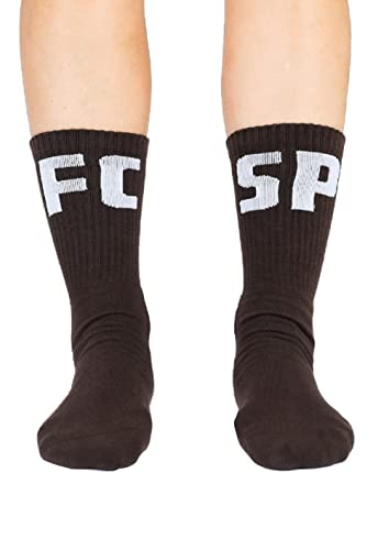 St. Pauli FC Socks Socken (FCSP braun Weiss, 42-46) von FC St. Pauli