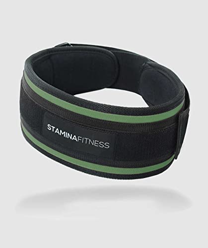 Stamina Fitness Unisex-Adult Gürtel Workout 2.0 M Cinta Nero M, schwarz/grün, M von Stamina Fitness