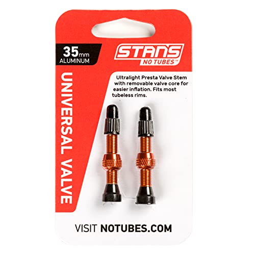 Stan's NoTubes Unisex – Erwachsene Ventil-03300647 Ventil, Orange, 35 mm von Stan's Notubes