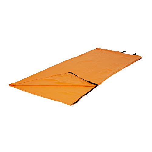 StanSport Fleece-Schlafsack, 81,3 x 190,1 cm, Orange, Einheitsgröße von StanSport
