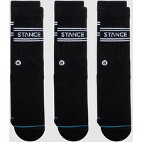 Stance Basic 3 Pack Crew Socks black von Stance