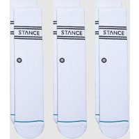 Stance Basic 3 Pack Crew Socks white von Stance
