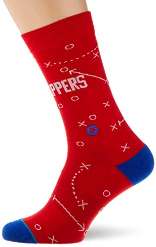 Stance Herren Clippers Playbook Socken, Red, M von Stance