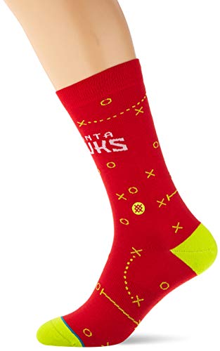 Stance Herren Hawks Playbook Socken, Red, L von Stance