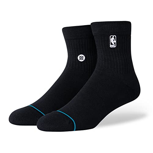 Stance Herren Logoman St Qtr Socken, Black, L, A356A20LOG von Stance