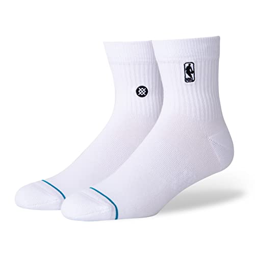 Stance Herren Logoman St Qtr Socken, White, L, A356A20LOG von Stance