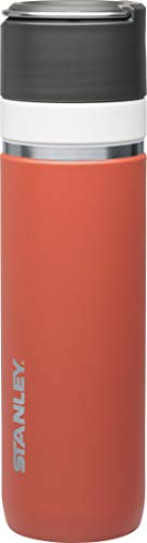 Stanley GO Ceramivac Thermosflasche mit Keramikbeschichtung, 0.7 L, lachsrot, beschichteter 18/8 Edelstahl, vakuumisoliert, geschmacksneutral, Thermoskanne Isolierkanne Thermoflasche von STANLEY