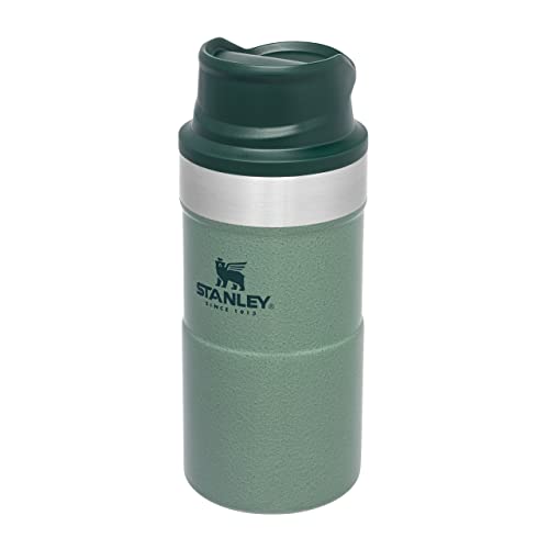 Stanley Trigger Action Thermobecher 0.25L - Hält 3 Stunden Heiß - Kaffeebecher To Go Auslaufsicher - BPA-Frei - Passt Unter Fast Jede Kaffeemaschine - Spülmaschinenfest - Green von STANLEY