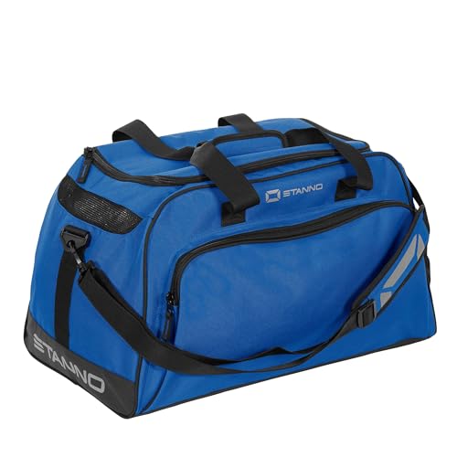 Stanno Sportbag - Merano - Fitness Tasche - Großer Sporttasche und Verstellbarer Schultergurt - Fussballtasche Herren/Damen - Trainingstasche - Blau - Größe One Size von Stanno