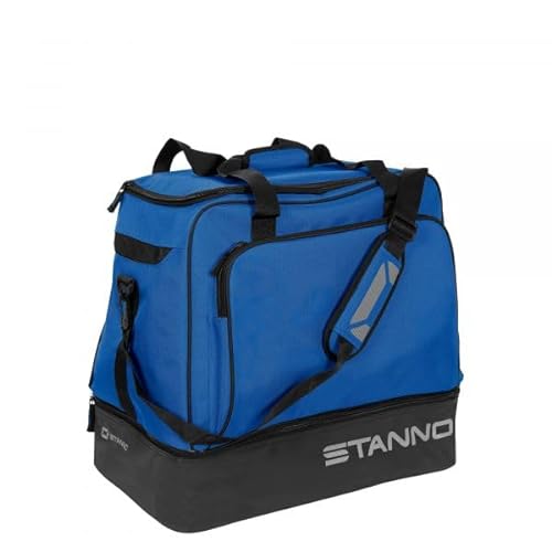Stanno Sportbag - Pro - Tasche Prime - Fitness Tasche - Großer Sporttasche und Verstellbarer Schultergurt - Fussballtasche Herren/Damen - Trainingstasche - Blau - Größe One Size von Stanno