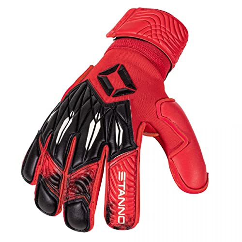Stanno Torwarthandschuhe - Ultimate Grip III - Zuverlässiger Griff - Handschuhe für Den Ehrgeizigen Keeper Rot - Größe 8 von Stanno