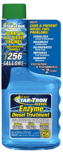 Star Tron Superkonzentrierte Dieselformel - Stabilisiert und Verjüngt Diesel, Biodiesel - 1 ml Behandelt 4 Liter – Reduziert Ruß, Kohlenstoff und Emissionen - Reinigt Tanks, Einspritzdüsen und Mehr von STAR BRITE