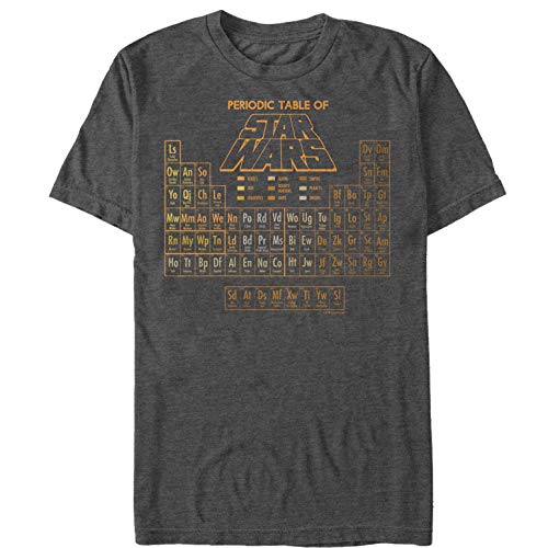 Star Wars Herren Periodic Table T-Shirt, XL von Star Wars