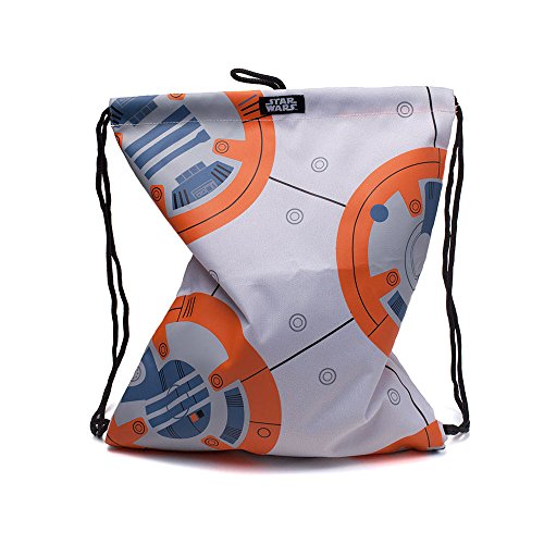 Star Wars The Last Jedi Bb-8 Gymbag, Weiß (Ci838618Str) Casual Daypack, 28 cm, 20L, Mehrfarbig, mehrfarbig, 28 cm, Lässiger Tagesrucksack von Star Wars