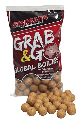 Starbaits Bouillettes Grab And Go Global Boilies Mega Fish – 1 kg – D.24 mm – 17162 von Starbaits